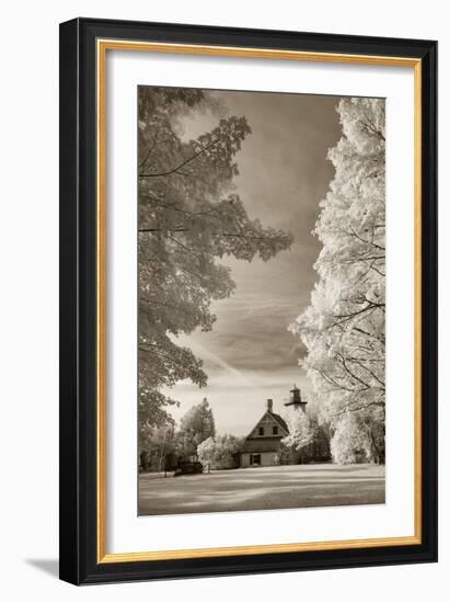 Eagle Bluff Lighthouse #2, Door County, Wisconsin '12-Monte Nagler-Framed Photographic Print