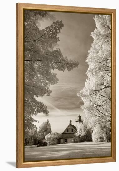 Eagle Bluff Lighthouse #2, Door County, Wisconsin '12-Monte Nagler-Framed Premier Image Canvas