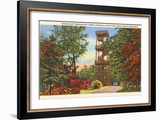 Eagle Bluff Observation Tower, Wisconsin-null-Framed Art Print