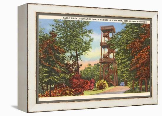 Eagle Bluff Observation Tower, Wisconsin-null-Framed Stretched Canvas