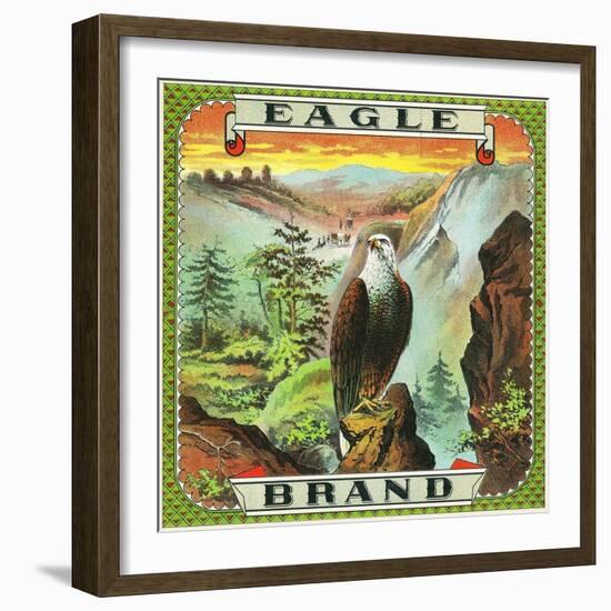 Eagle Brand Tobacco Label-Lantern Press-Framed Art Print