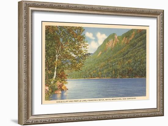 Eagle Cliff, Profile Lake, New Hampshire-null-Framed Art Print