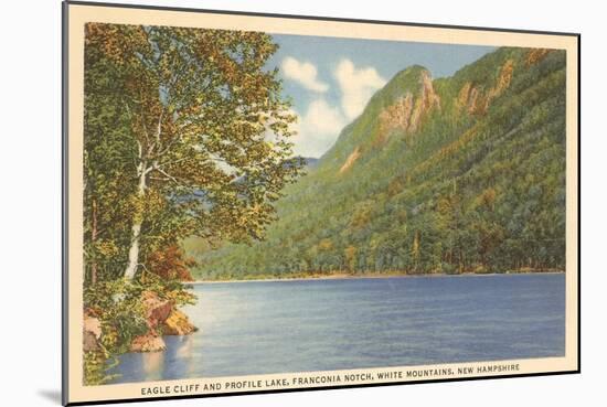 Eagle Cliff, Profile Lake, New Hampshire-null-Mounted Art Print