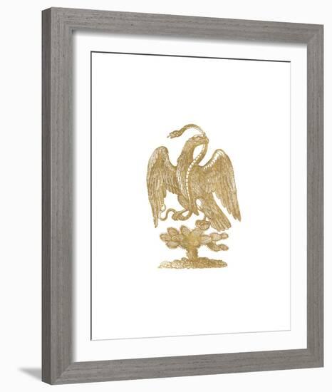 Eagle Emblem-Jose Guadalupe Posada-Framed Premium Giclee Print