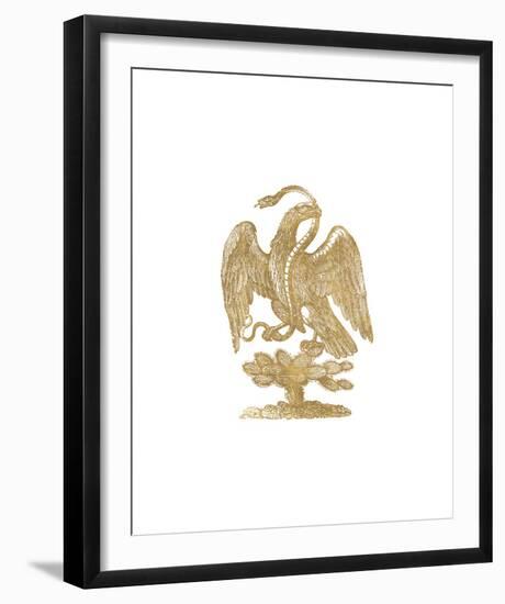 Eagle Emblem-Jose Guadalupe Posada-Framed Premium Giclee Print