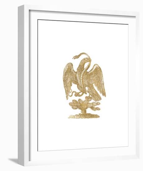 Eagle Emblem-Jose Guadalupe Posada-Framed Premium Giclee Print