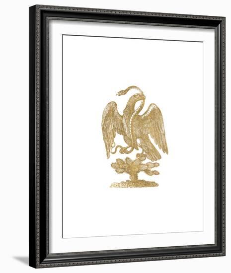 Eagle Emblem-Jose Guadalupe Posada-Framed Premium Giclee Print