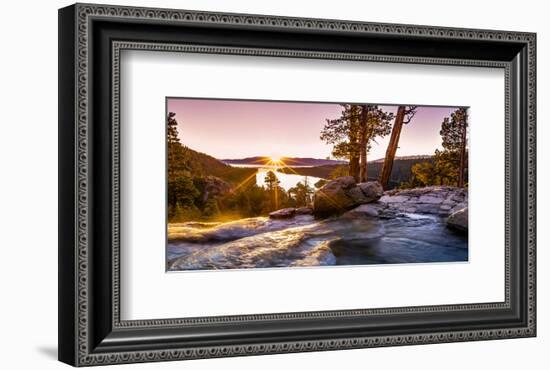 Eagle Falls Emerald Lake Tahoe-null-Framed Art Print
