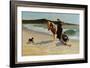 Eagle Head, Manchester, Massachusetts at High Tide-Winslow Homer-Framed Art Print