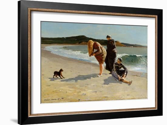 Eagle Head, Manchester, Massachusetts (High Tide)-Winslow Homer-Framed Giclee Print