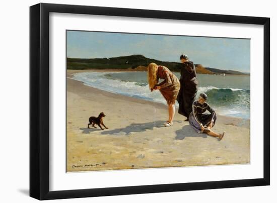 Eagle Head, Manchester, Massachusetts (High Tide)-Winslow Homer-Framed Giclee Print