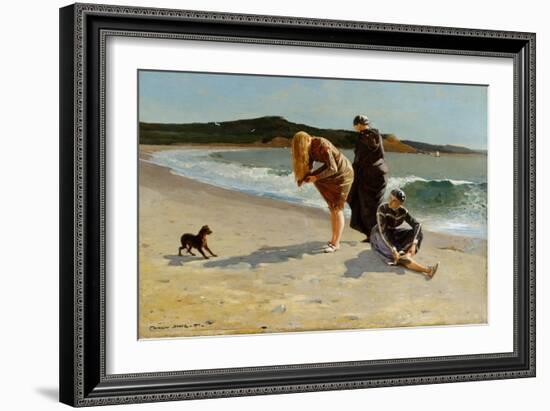 Eagle Head, Manchester, Massachusetts (High Tide)-Winslow Homer-Framed Giclee Print