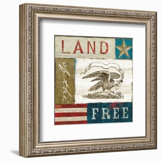 Eagle I block-Alan Hopfensperger-Framed Premium Giclee Print