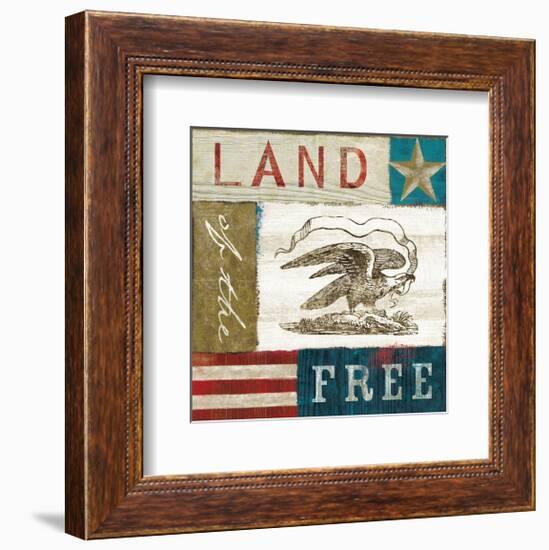 Eagle I block-Alan Hopfensperger-Framed Premium Giclee Print