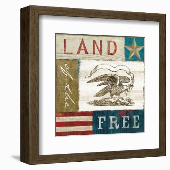 Eagle I block-Alan Hopfensperger-Framed Premium Giclee Print