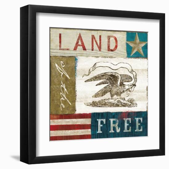 Eagle I block-Alan Hopfensperger-Framed Art Print