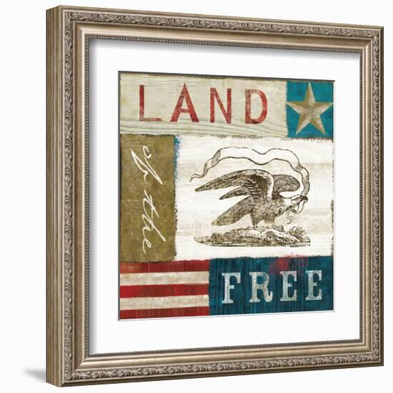 Eagle I block-Alan Hopfensperger-Framed Art Print