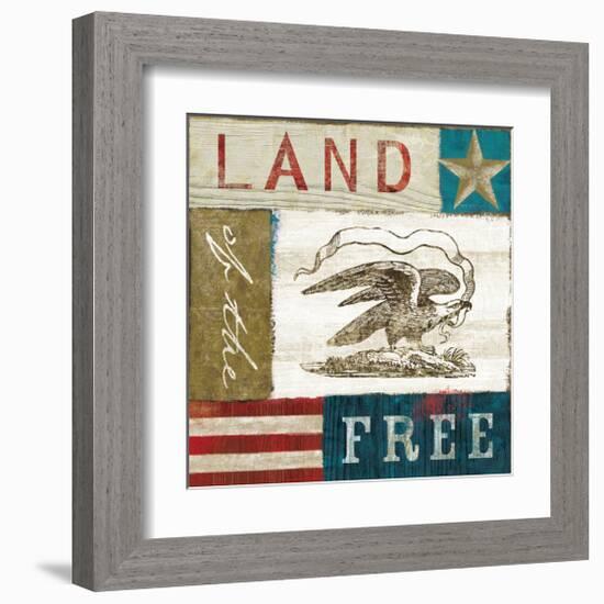 Eagle I block-Alan Hopfensperger-Framed Art Print