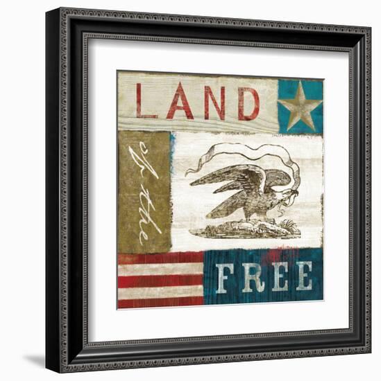 Eagle I block-Alan Hopfensperger-Framed Art Print