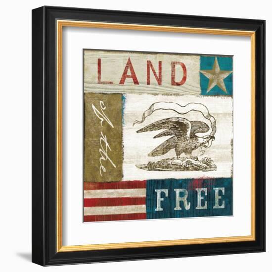 Eagle I block-Alan Hopfensperger-Framed Art Print