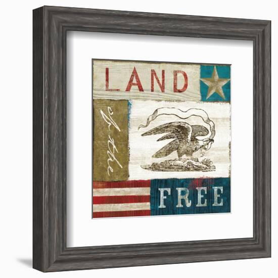 Eagle I block-Alan Hopfensperger-Framed Art Print