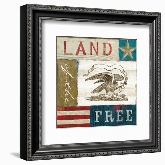 Eagle I block-Alan Hopfensperger-Framed Art Print