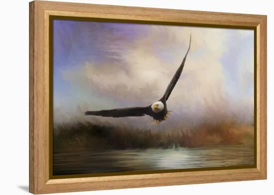 Eagle in the Marsh-Jai Johnson-Framed Premier Image Canvas