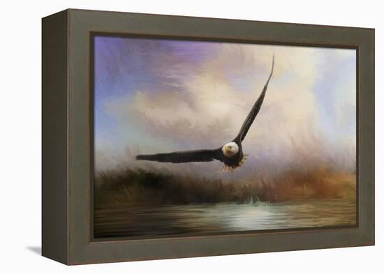 Eagle in the Marsh-Jai Johnson-Framed Premier Image Canvas