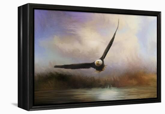 Eagle in the Marsh-Jai Johnson-Framed Premier Image Canvas