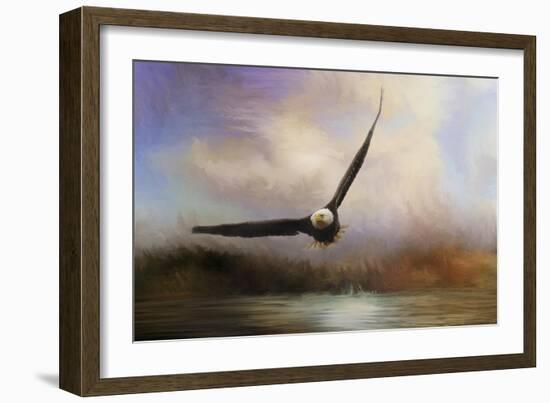 Eagle in the Marsh-Jai Johnson-Framed Giclee Print