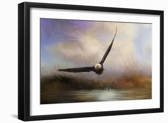 Eagle in the Marsh-Jai Johnson-Framed Giclee Print