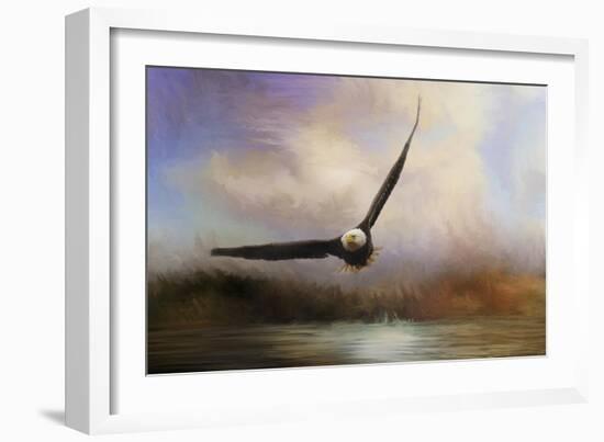 Eagle in the Marsh-Jai Johnson-Framed Giclee Print