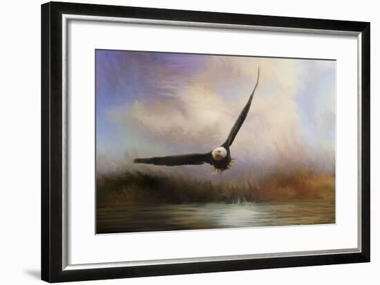 Eagle in the Marsh-Jai Johnson-Framed Giclee Print