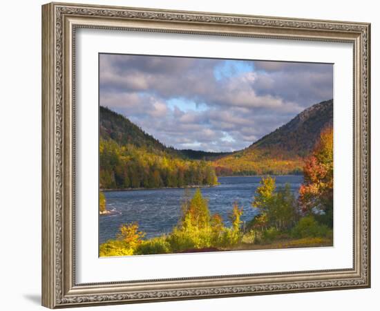 Eagle Lake, Acadia National Park, Mount Desert Island, Maine, New England, USA, North America-Alan Copson-Framed Photographic Print