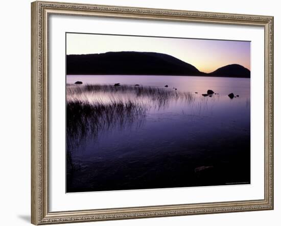 Eagle Lake, Cadillac and Pemetic Mountains, Maine, USA-Jerry & Marcy Monkman-Framed Photographic Print