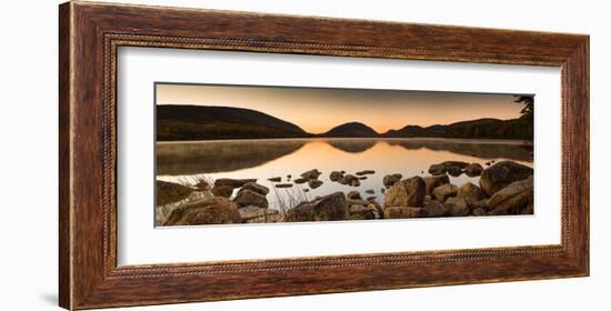 Eagle Lake Panorama-Michael Hudson-Framed Art Print