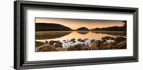 Eagle Lake Panorama-Michael Hudson-Framed Art Print