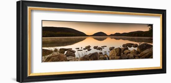 Eagle Lake Panorama-Michael Hudson-Framed Art Print