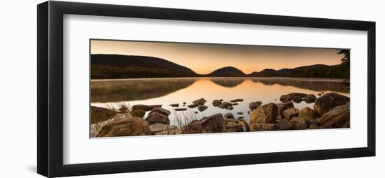 Eagle Lake Panorama-Michael Hudson-Framed Art Print