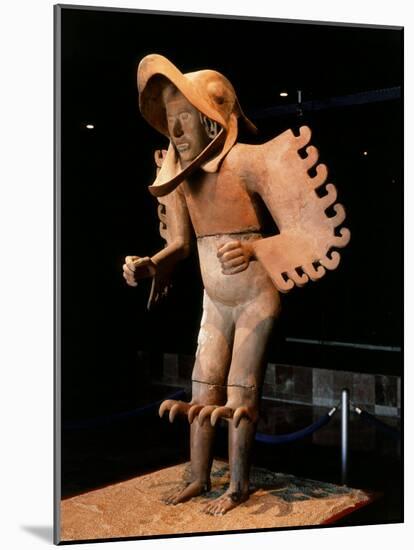 Eagle Man, Terracotta, from Recinto de los Caballeros Aguilas, Mexico-null-Mounted Photographic Print