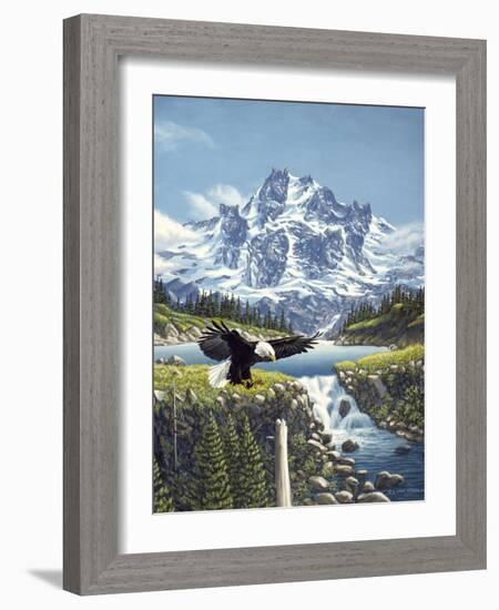 Eagle Mountain-John Van Straalen-Framed Giclee Print