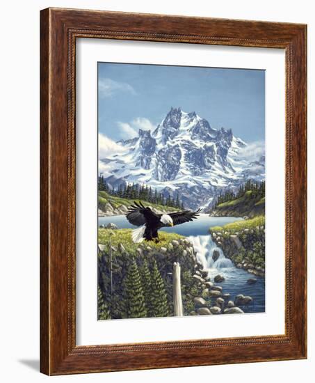 Eagle Mountain-John Van Straalen-Framed Giclee Print