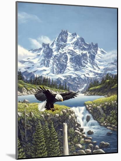 Eagle Mountain-John Van Straalen-Mounted Giclee Print
