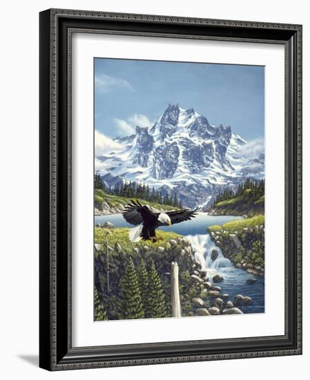 Eagle Mountain-John Van Straalen-Framed Giclee Print