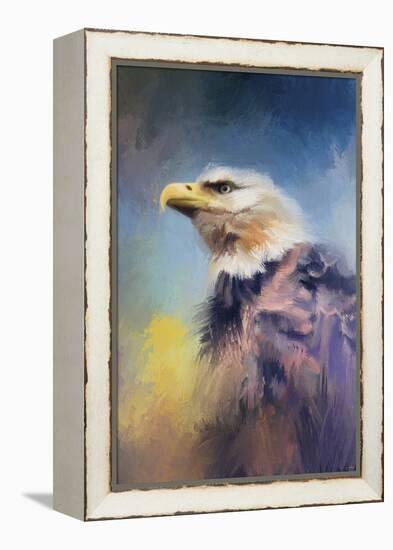 Eagle on Guard-Jai Johnson-Framed Premier Image Canvas