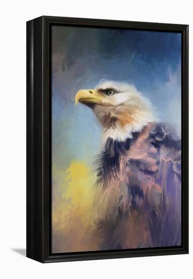 Eagle on Guard-Jai Johnson-Framed Premier Image Canvas