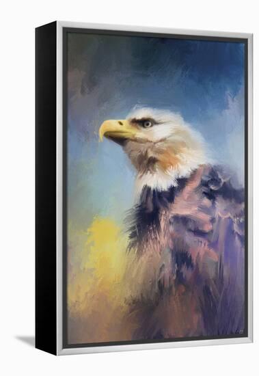 Eagle on Guard-Jai Johnson-Framed Premier Image Canvas