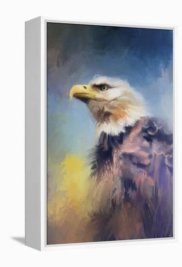 Eagle on Guard-Jai Johnson-Framed Premier Image Canvas