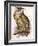 Eagle Owl, Bubo Maximus-Edward Lear-Framed Giclee Print