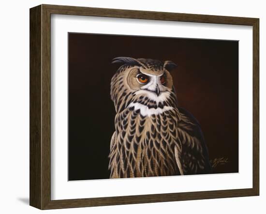 Eagle Owl-Wilhelm Goebel-Framed Giclee Print